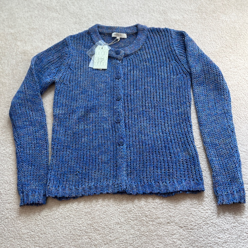 Sandwich button up cardigan